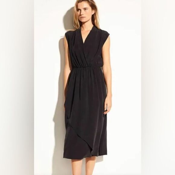 Vince Open Back Pocket Dress NWOT - Picture 1 of 10